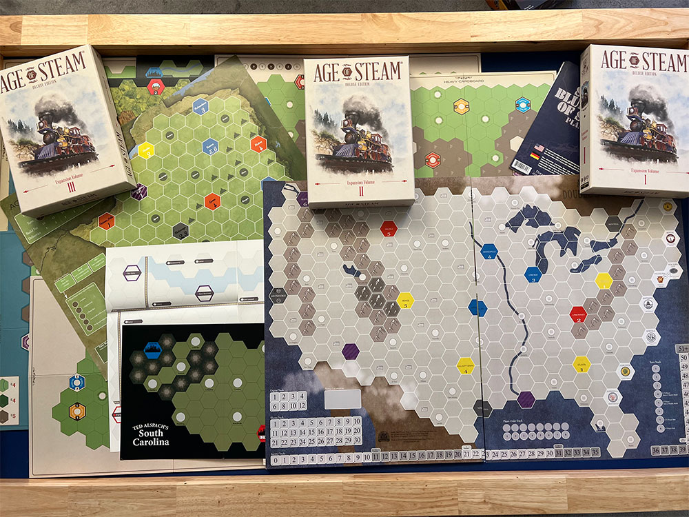 Age of Steam Maps