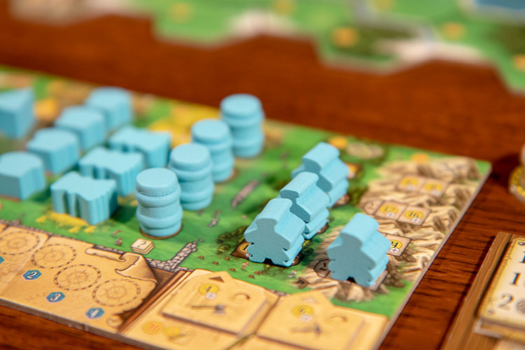 Clans of Caledonia Player Board