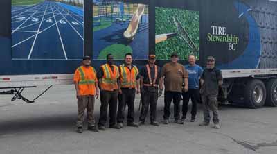 Recycling tires with the Tire Stewardship