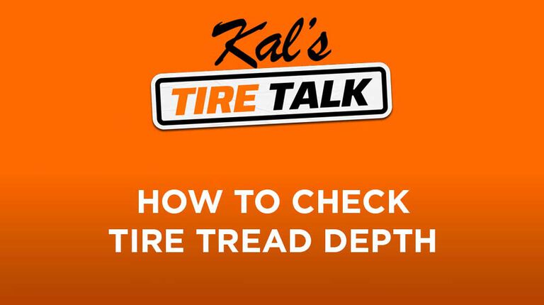 How to check tire tread depth video