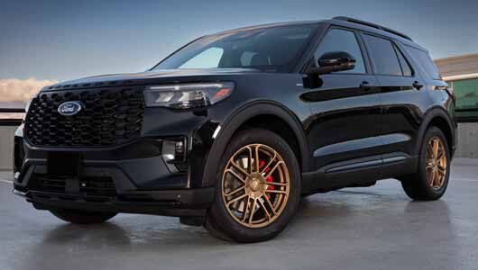 Vehicle with new wheels