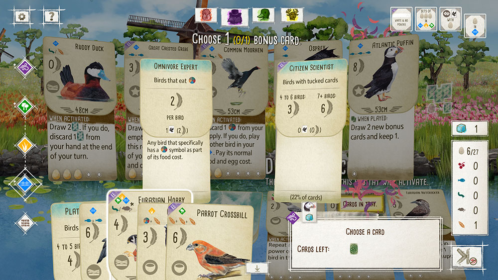 Wingspan Digital Bonus Card